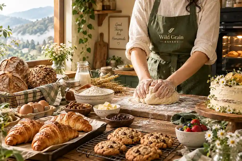 Freshly baked treats from Wild Grain Bakehouse