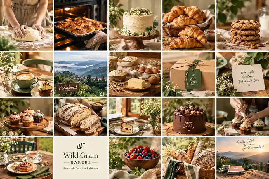 Freshly baked homemade treats from Wild Grain Bakers